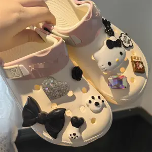 Venta al por mayor personalizado Anime 3D Croc Charms resina Pvc Anime Croc Charm para zapato