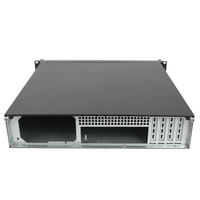 Caja de servidor compacto Mini-ITX 2U, chasis Montado en Rack con caja de PC industrial de 480mm de profundidad