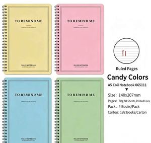 Cuaderno Espiral Pastel Cloud con Páginas Rayadas para Material Escolar Personalizado y Suministros Promocionales al por Mayor - Product Image 2