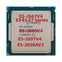 Prosesor CPU kualitas tinggi E5-2667V4 2695V4 2697V3 2658AV3 untuk desktop E3 E5 E7 Series untuk komputer game