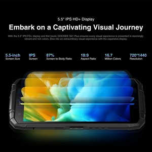 <span class=keywords><strong>DOOGEE</strong></span>-Téléphone intelligent <span class=keywords><strong>S41</strong></span> Plus, écran LCD IPS HD 5.5 pouces, triple caméra AI 13MP, 8 Go de RAM (4 Go + jusqu'à 4 Go), 128 Go de ROM 6300mAh, Android 13 NFC - Product Image 3