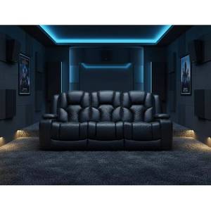 Sofá reclinable Frank de alta gama con iluminación LED y función de carga inalámbrica, creando la experiencia perfecta para un - Product Image 4