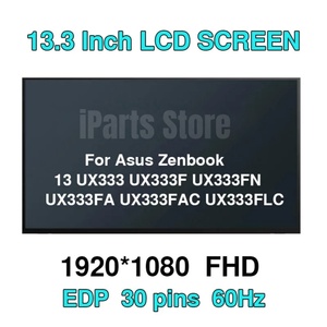 IPARTS Substituição <span class=keywords><strong>Laptop</strong></span> Tela LCD Painel para <span class=keywords><strong>Asus</strong></span> Zenbook 13 UX333 UX333FA UX333FLC UX333F EDP 30 pinos Testado Completo - Product Image 2