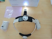 Loupe Dentaire LED Loupes Chirurgicales Projecteur Blanc Bandeau Lampe Rechargeable Phare pour Dentiste Médical