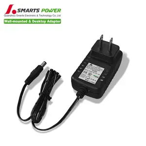 1.2m EU/CE standard AC plug power adapter 24v 1.25a 30w