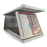 Maison modulaire pliable en acier léger de 20 pieds de type Z, Casa Prefabricada, dortoir temporaire pliable pour bureau