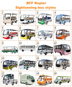 <span class=keywords><strong>รถ</strong></span>กอล์ฟอลูมิเนียม 14 ที่นั่ง ยี่ห้อ BFF Kepler ได้รับการรับรองมาตรฐาน CE ผลิตในจีน พร้อมมอเตอร์ AC แบตเตอรี่ลิเธียม/ตะกั่วกรด <span class=keywords><strong>รถ</strong></span>บัสไฟฟ้าสำหรับเที่ยวชมสถานที่ - Product Image 6