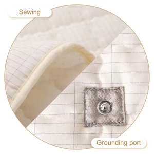 Alfombrilla de Conexión a Tierra Plegable y Lavable de Algodón con 5% de Plata para Protección contra la Radiación, Ideal para Uso en el Hogar, Hoteles y Hospitales - Product Image 6