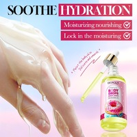 Huile nourrissante pour le corps BIOAQUA Donut Cheese 100ml - Soin de la peau au parfum de dessert sucré pour une hydratation longue durée de 48 heures et une peau douce et éclatante