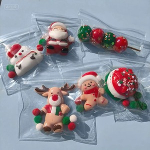 New Xmas Stretchy Sticky Stress Relieve Squeeze Waffle Reindeer Snowman Ginger Santa <b>Squishy</b> Toy for Christmas Gift - Product Image 1