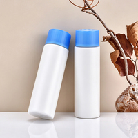 Vente en gros de contenants cosmétiques blancs, emballages pour crème pour le visage, fond de teint, shampoing, flacon en plastique à presser avec bouchon à visser