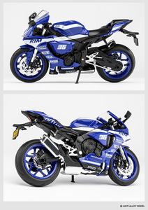 1:12 YZF-R1 2021 Mô Hình Xe Máy Tĩnh Die Cast Xe Thu Sở Thích Moto Đồ Chơi Bộ Sưu Tập - Product Image 3