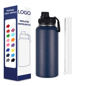 2023 New Arrival Thermal Vaccum Stainless Steel Water Bottle 32 oz Tumbler <b>with</b> <b>Straw</b> Lid - Product Image 1