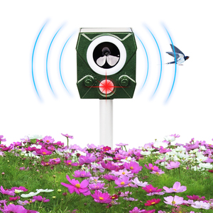 SAIJZEK-repelente de ratones y serpiente ultrasónico, repelente de murciélagos para Control de animales por energía Solar al aire libre, venta al por mayor - Product Image 4