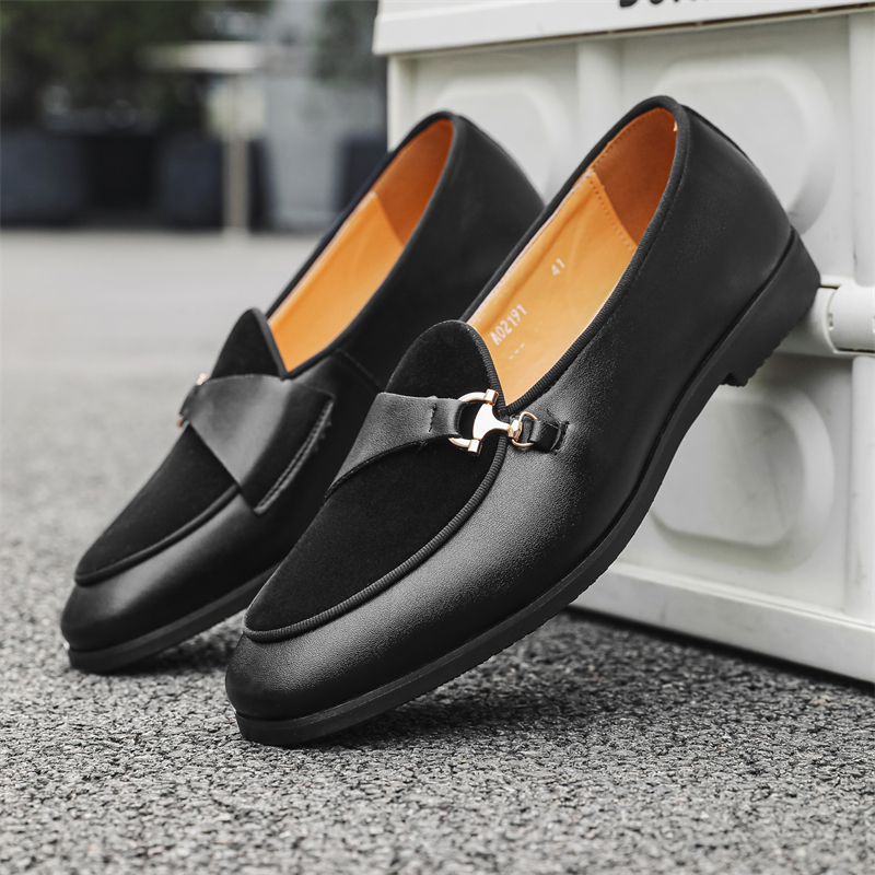 Comfortable Pu Suede Leather Backless Mules For Men - Suede Dress Loafers Shoes Comfortable Pu Suede Leather Backless Mules For Men - Suede Dress Loafers Shoes