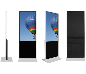 ซูเปอร์มาร์เก็ต MILEC ห้างสรรพสินค้า จอแสดงผล LED โฆษณาแบบตั้งพื้นสูงจรดเพดาน ขนาด 43 49 55 65 นิ้ว ป้ายดิจิทัลสองด้านแบบตั้งพื้น - Product Image 1