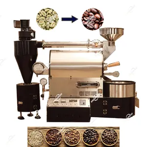 Torrefazione per caffè intelligente automatica completamente rotante commerciale per uso alimentare torrefazione da 1.5kg
