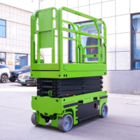 Plateforme élévatrice à ciseaux mobile électrique 6-14m, plateforme de travail en hauteur autopropulsée