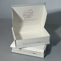Cajas de Cartón Corrugado Blancas al por Mayor, Cajas de Regalo con Impresión de Logotipo, Cajas de Papel Reciclables Personalizadas
