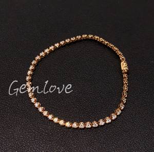 Elegant ladies' diamond bracelet crafted from 18K gold and set with <b>lab</b> grown round diamonds certified by <b>the</b> IGI laboratory - Product Image 6