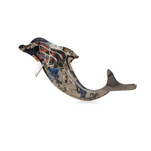 Escultura de Pez de Acero Inoxidable Libit, Adorno de Arte para Jardín Exterior Personalizado, Figura Animal Hecha a Mano para Montar en el Suelo - Product Image 5