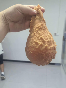 Juguete Sensorial Antiestrés de TPR con Forma de Muslo de Pollo Frito, Juguete Blandito para Niños - Product Image 2