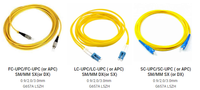 Cordon de raccordement à fibre optique SC/APC 3M Simplex / Duplex