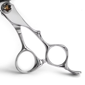 Ciseaux de coiffure professionnels en gros en acier VG10, ciseaux de barbier avec vis en or rose et lames en acier inoxydable - Product Image 3