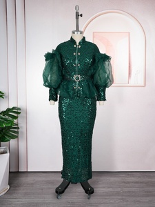 Abito da Sera Sexy Traslucido in Ecopelliccia Stile Europeo-Americano <span class=keywords><strong>per</strong></span> Donna Africana, Taglie Forti, <span class=keywords><strong>per</strong></span> Feste, su AliExpress - Product Image 6