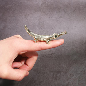 Ретро-аксессуары для украшений из цинкового сплава: подвеска-крокодил для браслета, ожерелья, клипса для сигарет - Product Image 3