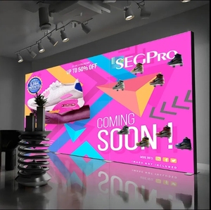 Hai mặt không khung LED vải hộp đèn dễ dàng lắp ráp quảng cáo hiển thị cho triển lãm thương mại & triển lãm - Product Image 1