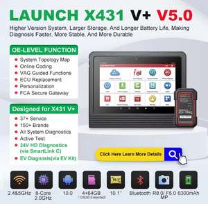 أداة تشخيصية للنظام بالكامل مع فحص تحديثات مجانية على الإنترنت لمدة عامين من Launch X431 V+ V 5.0 OBDII X-431 PRO3S+ V5.0 OBD - Product Image 5