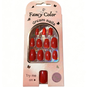 Ongles pressés, faux ongles de luxe en forme de cercueil, art des ongles en acrylique, ongles français artificiels, faux ongles, prix de gros - Product Image 5