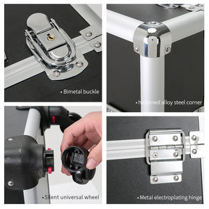 Nouveau multi-couche <span class=keywords><strong>professionnel</strong></span> beauté cosmétique cas grande capacité boîte de <span class=keywords><strong>maquillage</strong></span> décontracté chariot à roulettes <span class=keywords><strong>valise</strong></span> de voyage avec roue - Product Image 2