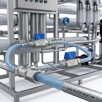 Vanne à boisseau sphérique manuelle d'arrêt PN63 en acier inoxydable, mini vanne à boisseau sphérique pour refroidissement liquide avec connecteur rapide pour tuyau OEM
