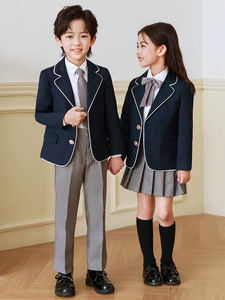 Uniformes de Escuela Internacional primaria para jardín de infantes, uniforme escolar británico, chaqueta, nuevo modelo, el mejor diseño de uniforme escolar - Product Image 5