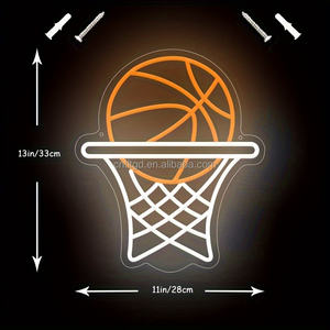 Ce soir, cadre de basket-ball LED néons décoration de <span class=keywords><strong>but</strong></span> de basket-ball personnalisé pour tenture murale <span class=keywords><strong>chambre</strong></span> salle de jeux fête Club - Product Image 5