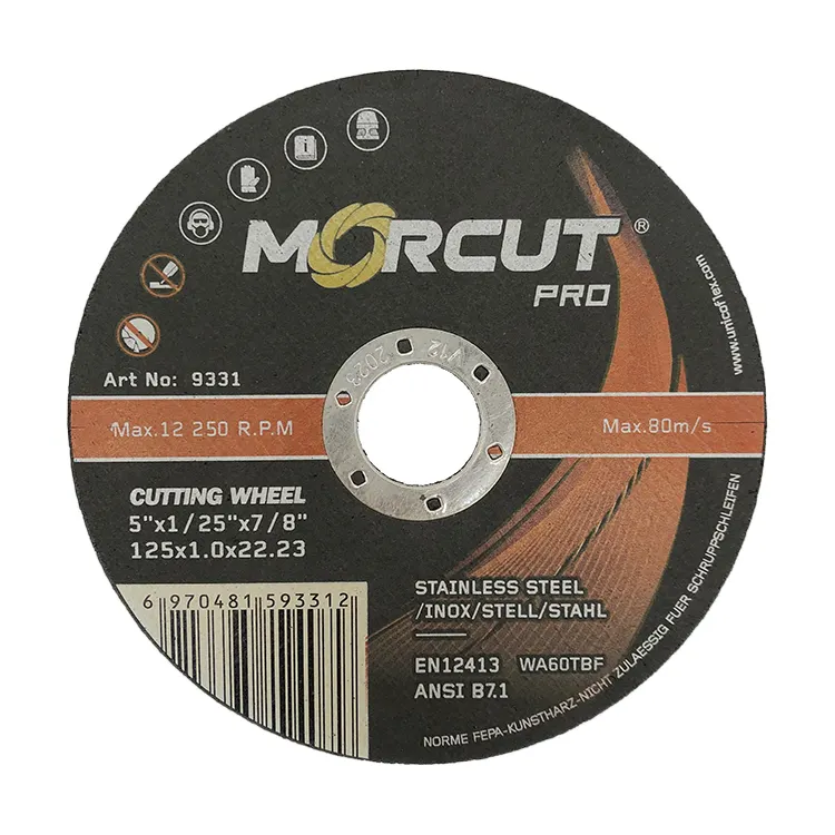 125x1,0 пильный диск для Металла Диско-де-корт абразивные инструменты Режущий диск аппаратный инструмент