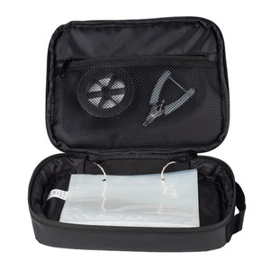 Sac de rangement pour appâts de pêche en plein air Mydays, tissu Oxford noir avec panneau transparent, design multifonctionnel portable - Product Image 5