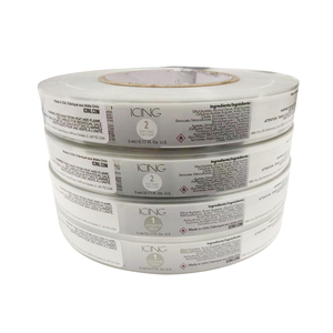 Sản Phẩm Thực Phẩm In Ấn Hình Chữ Nhật Bạc Thành Phần Thương Hiệu OEM Giấy Không Thấm Nước Nhãn Dán Nhãn - Product Image 2