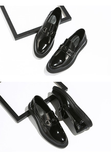 Chaussures habillées de luxe confortables en cuir souple, fabriquées à la main, de style italien, de haute qualité, chaussures de mariage, tendance de la mode, flexibles - Product Image 5