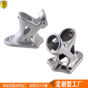 Base de mât de bateau épaissie pour usage maritime avec quincaillerie en acier inoxydable poli électrolytiquement pour yachts, bateaux rapides et VR - Product Image 2