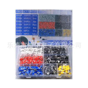 You E0508 – Bornes de câblage en laiton à sertir, 1200 pièces en boîte, bornier de style européen pour connexions électriques - Product Image 4