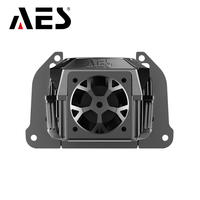 Nouveau phare de voiture carré à lentille bleue à coupure plate, Bi-LED ProjectorLens, 4 yeux attrayants, 6000K, faisceau bas 65W, faisceau haut 90W