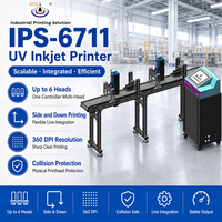 Printer Inkjet UV PIJ Otomatis Elektrik Resolusi Tinggi IPS-6711 50.8 M/menit untuk Pencetakan Barcode, Kode QR, dan Tanggal pada Karton
