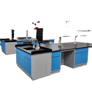 Mobile laboratory workbench for all steel structure laboratory testing in hospital laboratory