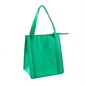Sac à déjeuner isotherme portable de haute qualité, glacière de voyage, pique-nique, imprimé tendance, logo personnalisé - Product Image 4