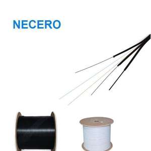 Anatel Drop <span class=keywords><strong>Optico</strong></span> FTTX 1 Fibras Cabo Low Friction GJYXFCH FRP Cables de color gris - Product Image 3