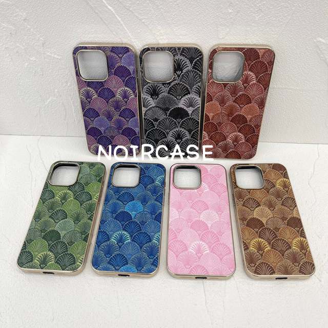 For iPhone 16 Series Unisex Phone Case - Electroplated, Maple Leaf Pattern, Scratch-Resistant, High-Quality Texture