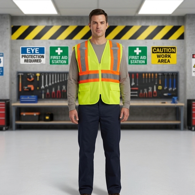 High Visibility Safety Vests with Certificate